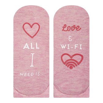 All i need is... love & wifi sneaker