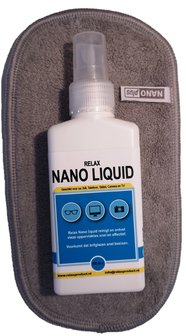 AA) Nano Brillendoekje met NanoLiquid (grijs)