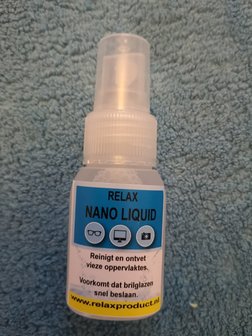 AA) Nano Poets Doek met Nanoliquid tester (blauw)