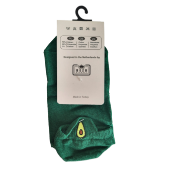 Borduur sneaker avocado