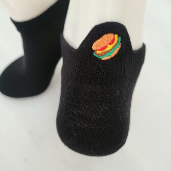Borduur sneaker hamburger