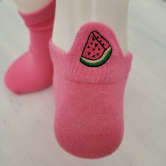 Borduur sneaker meloen