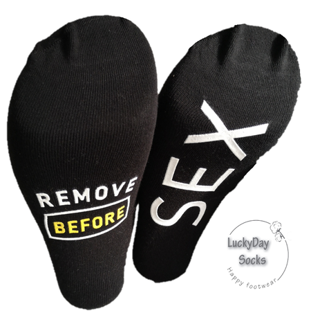 Remove...before sex sneaker
