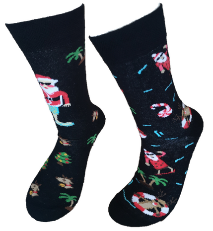 tropische kerst sokken