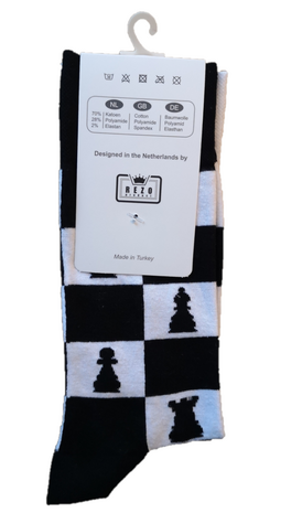 schaken mismatched sokken