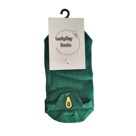 Borduur sneaker avocado