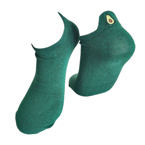 Borduur sneaker avocado