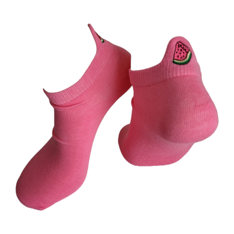 Borduur sneaker meloen