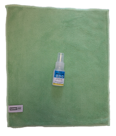 AA) Nano Poets Doek met Nanoliquid tester (groen)