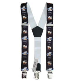 Bretels 3 clips Bier