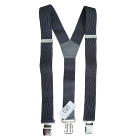 Bretels 3 clips Donker Grijs
