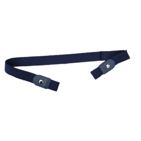 Aangepaste levertijd! Elastische riem zonder gesp donker blauw