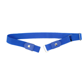 Elastische riem zonder gesp kobalt blauw
