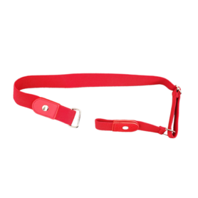 Elastische riem zonder gesp rood