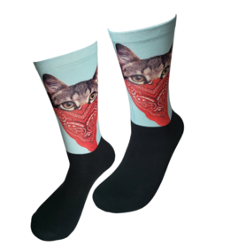 Computer Boeren zakdoek kitten