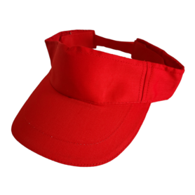 Zomer Klep rood met een zwart randje