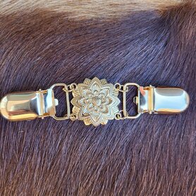 Sjaal/Vest Clip Zeeuwse bloem goud