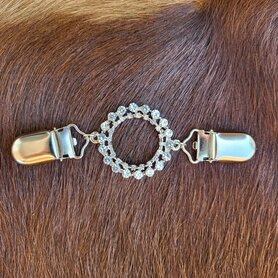 Sjaal/Vest Clip Cirkel stras