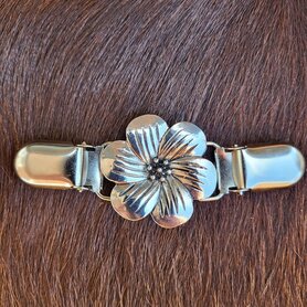 Sjaal/Vest Clip Platte bloem