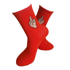 Tennis Middelvinger Rood