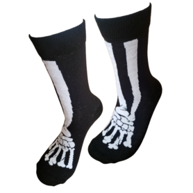 Skelet voeten zwart/wit