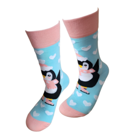 Pinguïn hartjes muts