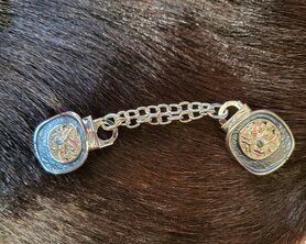 Sjaal/Vest Clip knijper 4kant boom blauw