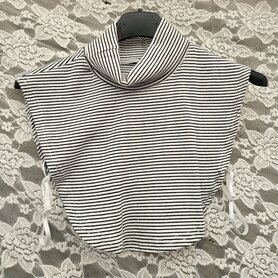 Losse blouse kraag kol wit streep